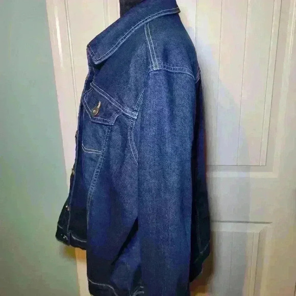 Baccini  Jean jacket button down 2X - Picture 2 of 6